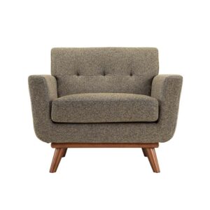 Claure Austin Lover Round Chair White Wooden