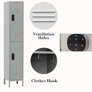 Two-Tier Metal Digital Locker